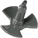Greenfield Products PVC Coated Tri-Fluke River Anchor