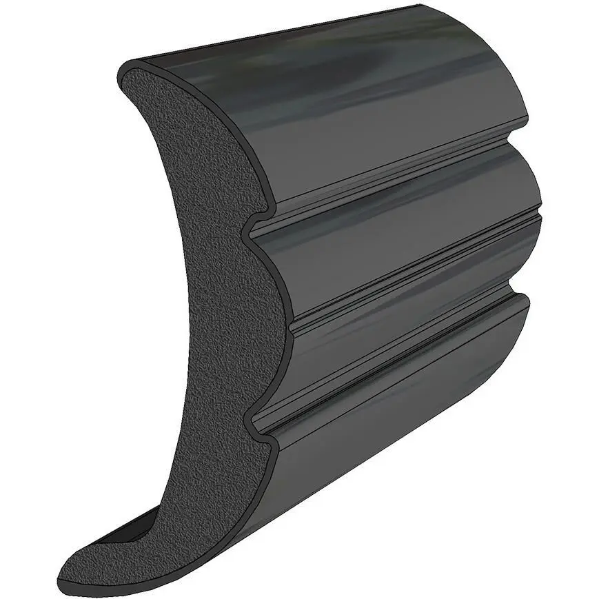 TACO V21-9906 Rigid Vinyl Flex-Core Rub Rail