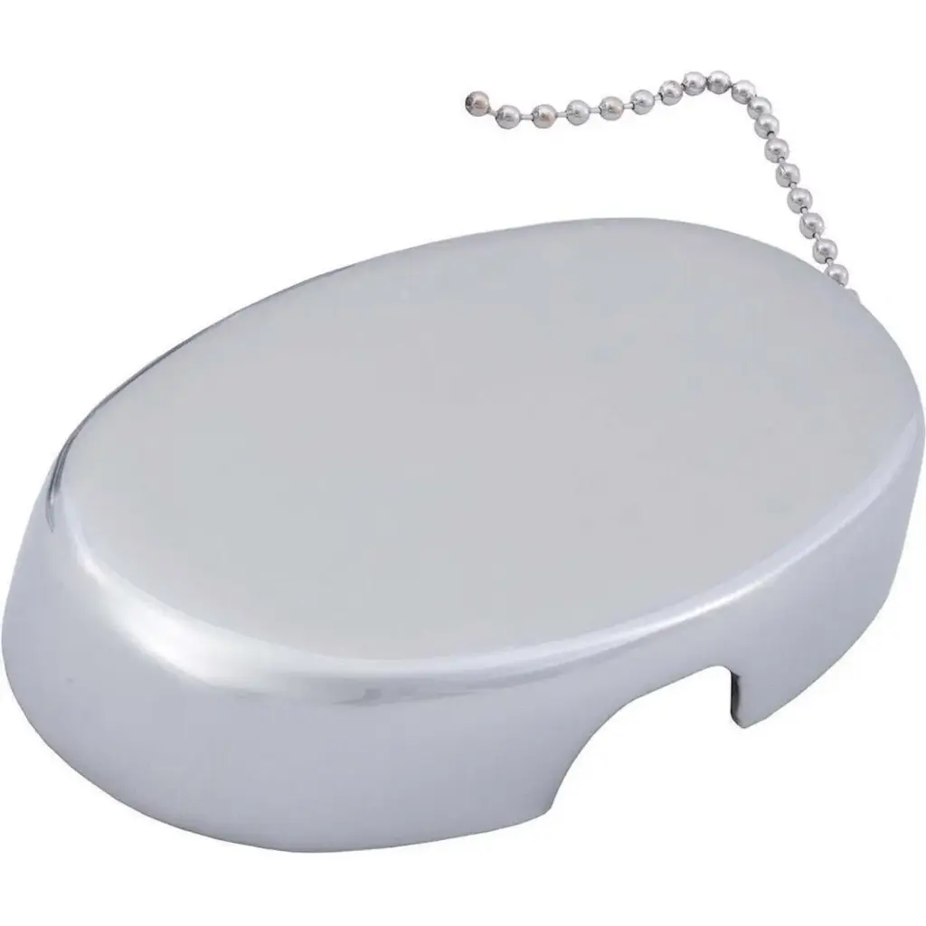 Whitecap Oval Spare Cover with Chain - S-0114T