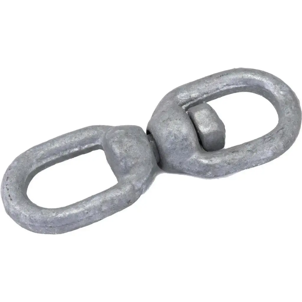 Whitecap Galvanized Steel Eye to Eye Swivel