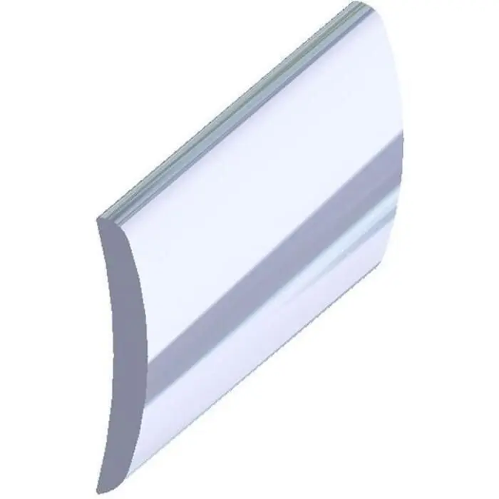 TACO Aluminum Half-Oval Edge Molding - 12' - A51-0106TAL12D