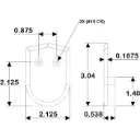 TACO Rub Rail End Cap - F90-0001BKN-1