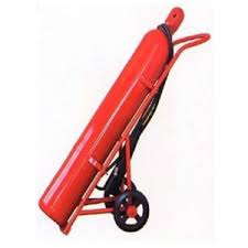 CO2 Extinguisher, Single Cylinder, Trolley