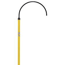 Salisbury 24401 6 ft (1.83m) Insulated Body Rescue Hook -  Non-conductive handles constructed of fiberglass materials and tested per OSHA and ASTM F711 - Tested @ 15kV/6" or 100kV/ft