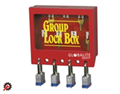 Wall Mount Group Lock Box - 7 Padlocks