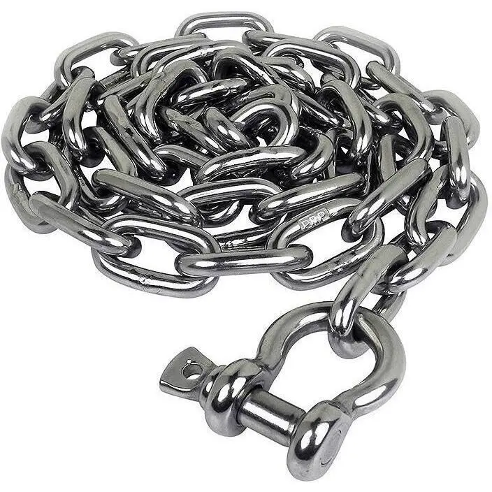Seachoice Stainless Steel Anchor Lead Chain with Shackle