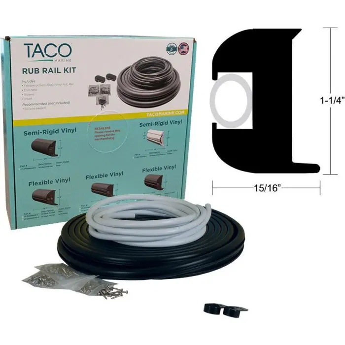 TACO V11-3447 Flexible Vinyl Rub Rail Kit