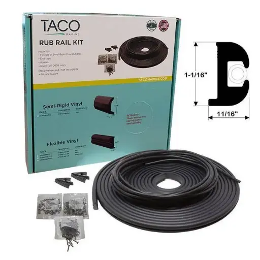 [#885269] TACO V11-0809 Flexible Vinyl Rub Rail Kit