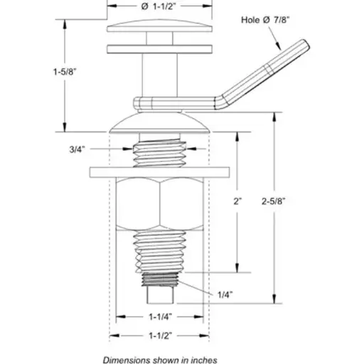 [#988905] TACO Quick Release Fender Lock - F16-0151-1