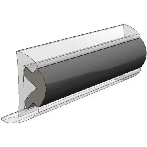 [#988943] TACO Flexible Vinyl Rub Rail Insert - V12-4155BKA50-1