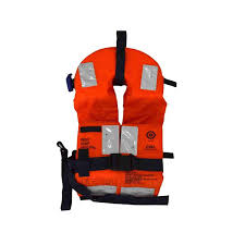 [02010-4] EVAL FOLDABLE FOAM LIFEJACKET, M.E.D. 96/98/EU, SOLAS-L.S.A. CODE, INFANT, PART NO: 02010-4